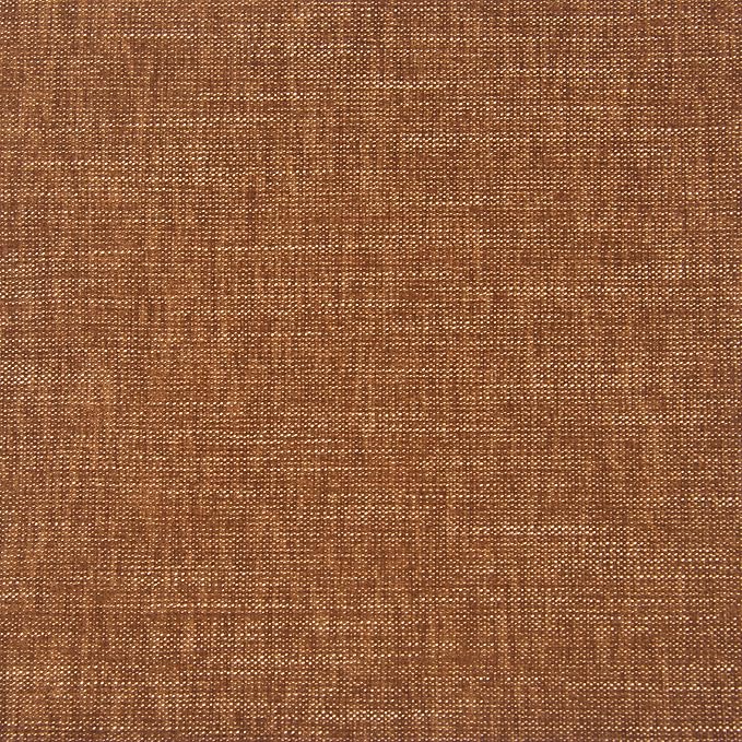 HomePop Upholstered Clover Shaped Ottoman Home Décor | Foot Rest Pouf – Rust - Image 9
