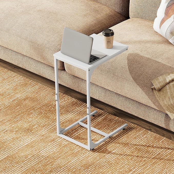 WLIVE C Shaped End Table, Small Couch Side Tables - Image 2