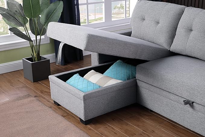 Devion Furniture Maison 4-in-1 Convertible L Shaped Couch - Image 4