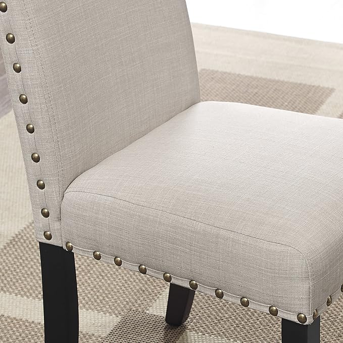 Roundhill Furniture Biony Fabric Bar Stools - Image 3