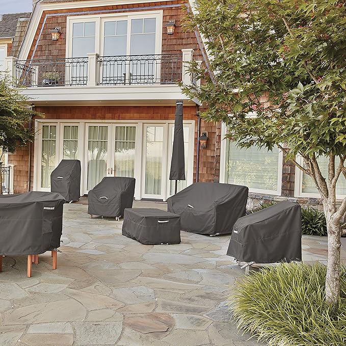 Classic Accessories Ravenna Water-Resistant 128 Inch Rectangular/Oval Patio - Image 8