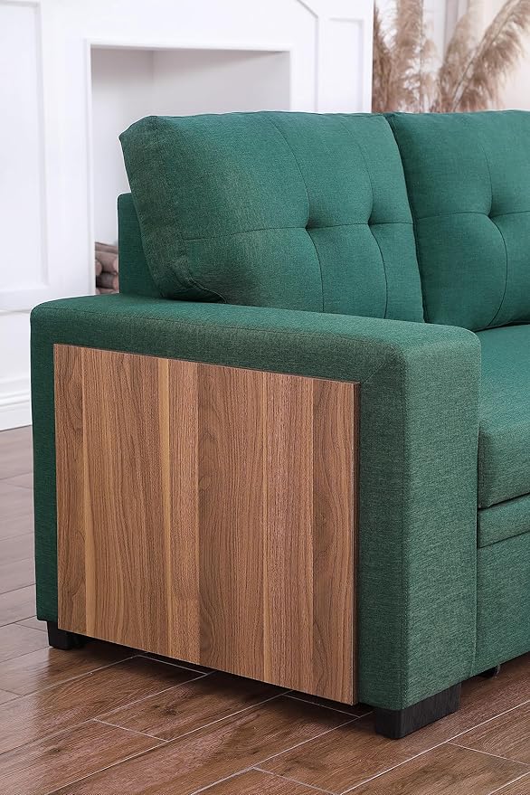 Ball & Cast Sectional Sleeper Sofa Bed, L-Shape Pull Out Couch, 4 in 1 Pull-Out - Image 11