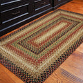Gingerbread Brown Jute Braided Rug, 20x30 Rectangle by Homespice